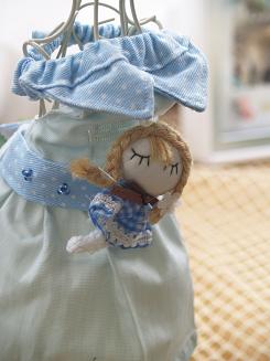フェレットの服・帯コンビ・眠る女の子・青2