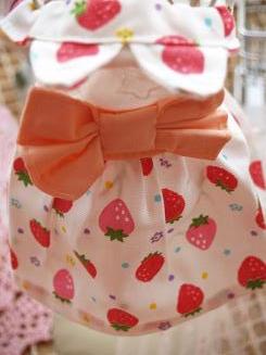 フェレット洋服・いちご・白いいちご２