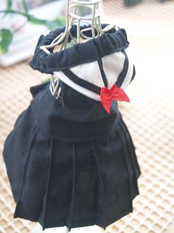 フェレット服・秋冬セーラー・黒２
